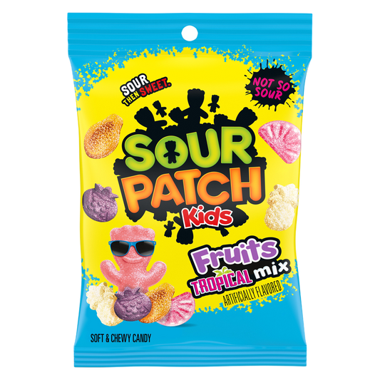 Sour Patch Kids Fruits Tropical Mix, 7.28oz