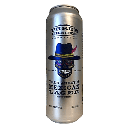 Three Creeks Brewing Tres Arroyos Mexican Lager Single 19.2oz Can
