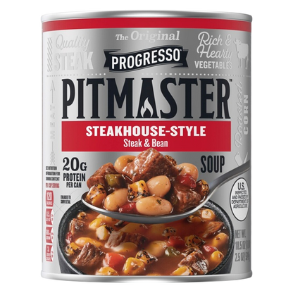 Progresso Pit Master Steakhouse Style Steak & Bean Soup 18.5oz