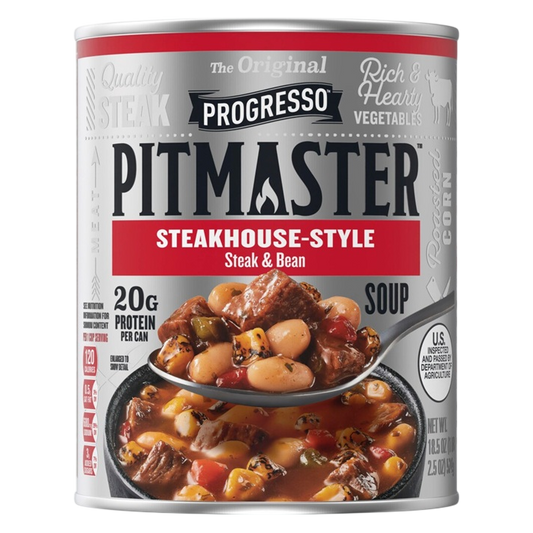 Progresso Pit Master Steakhouse Style Steak & Bean Soup 18.5oz