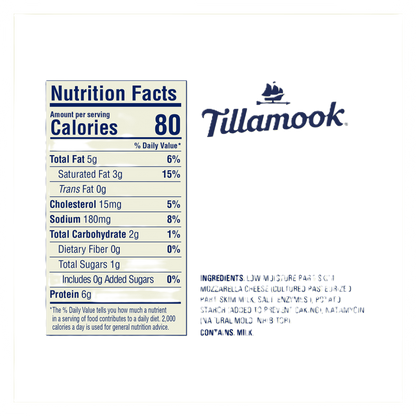Tillamook Mozzarella Shredded Cheese - 8oz