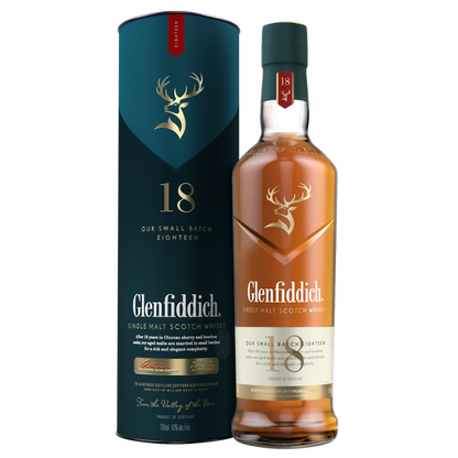 Glenfiddich 18 Year Old Single Malt Scotch Whisky  750 ml