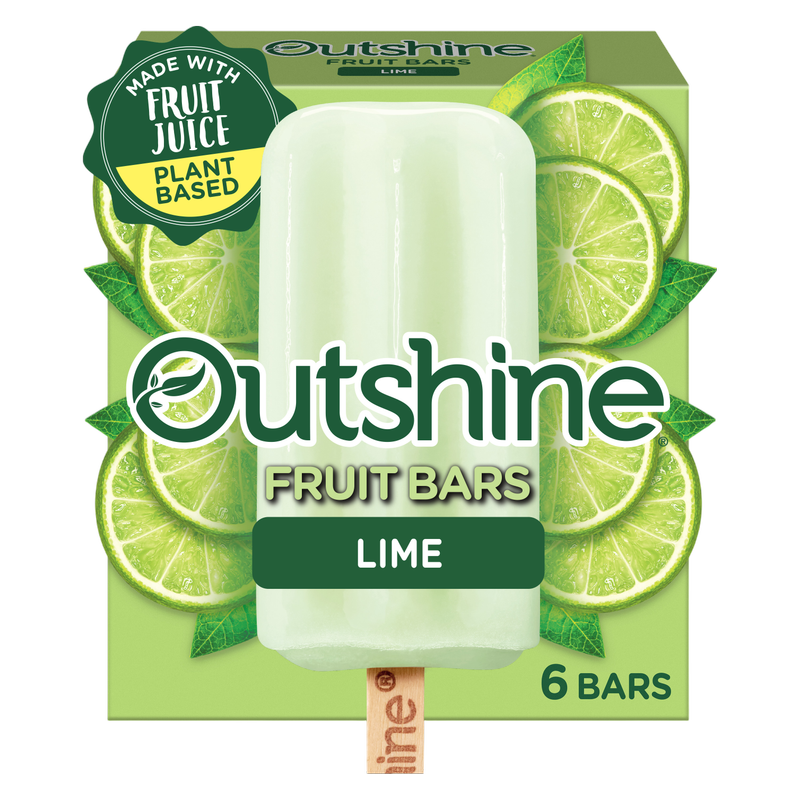 Outshine Lime Frozen Fruit Bars, 6ct
