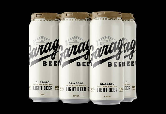 Braxton Brewing Co Garage Beer Lager 6pk 16oz Can 4% ABV