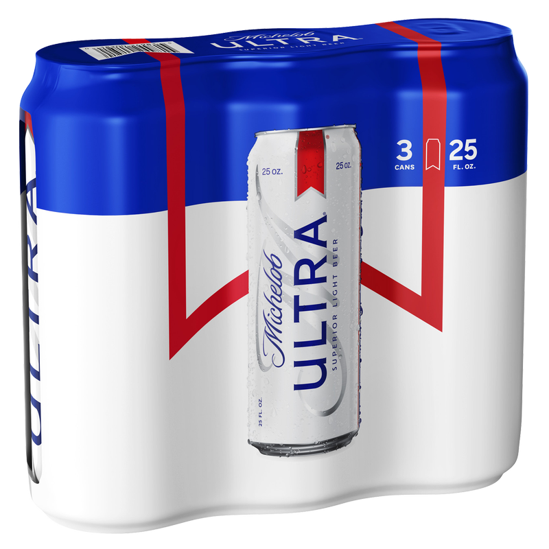 Michelob Ultra 3pk 25oz Can