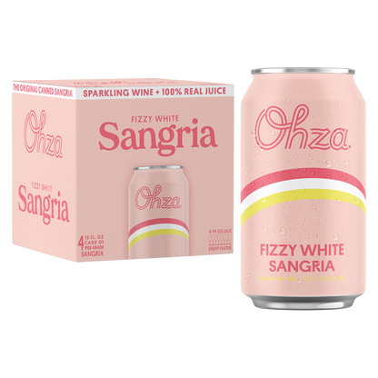 Ohza White Sangria by Joe Jonas 4pk 12oz Can 5.0% ABV
