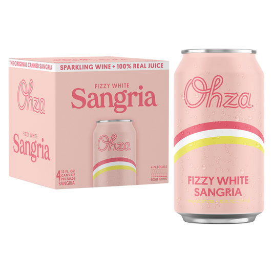 Ohza White Sangria by Joe Jonas 4pk 12oz Can 5.0% ABV
