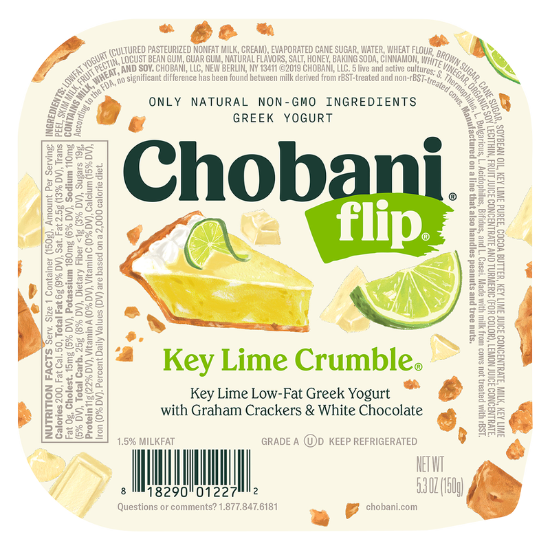 Chobani Flip Key Lime Crumble Greek Yogurt - 4.5oz