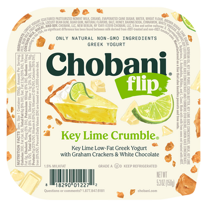 Chobani Flip Key Lime Crumble Greek Yogurt - 4.5oz