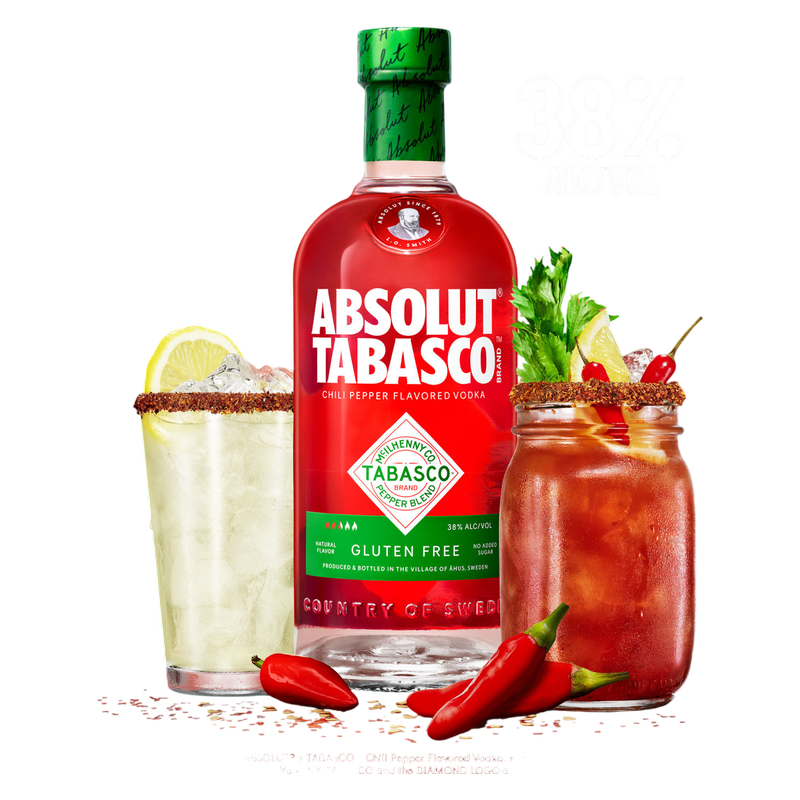 Absolut Tabasco Chili Vodka 1L