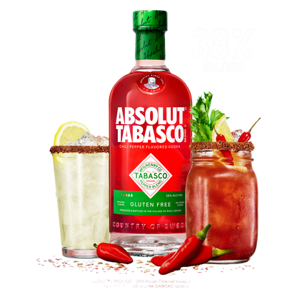 Absolut Tabasco Chili Vodka 1L