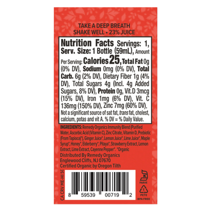 Remedy Organics Protect Wellness Shot 2oz