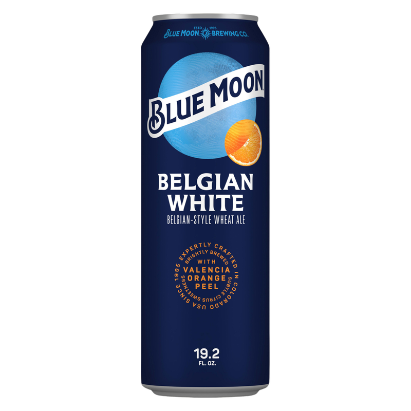 Blue Moon Belgian White 19.2oz Can 5.4% ABV