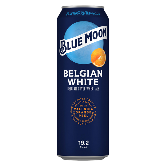 Blue Moon Belgian White 19.2oz Can 5.4% ABV