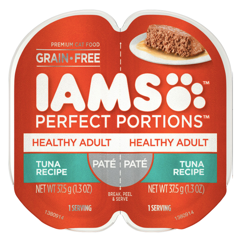 Iams Perfect Portions Tuna Pate Adult Wet Cat Food 2.6oz