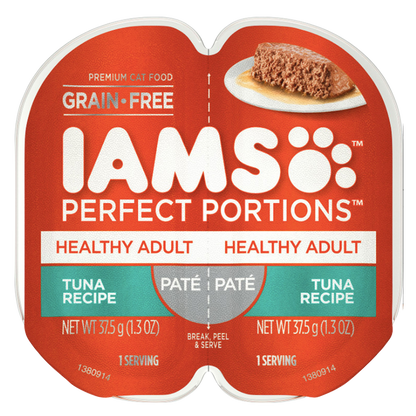 Iams Perfect Portions Tuna Pate Adult Wet Cat Food 2.6oz