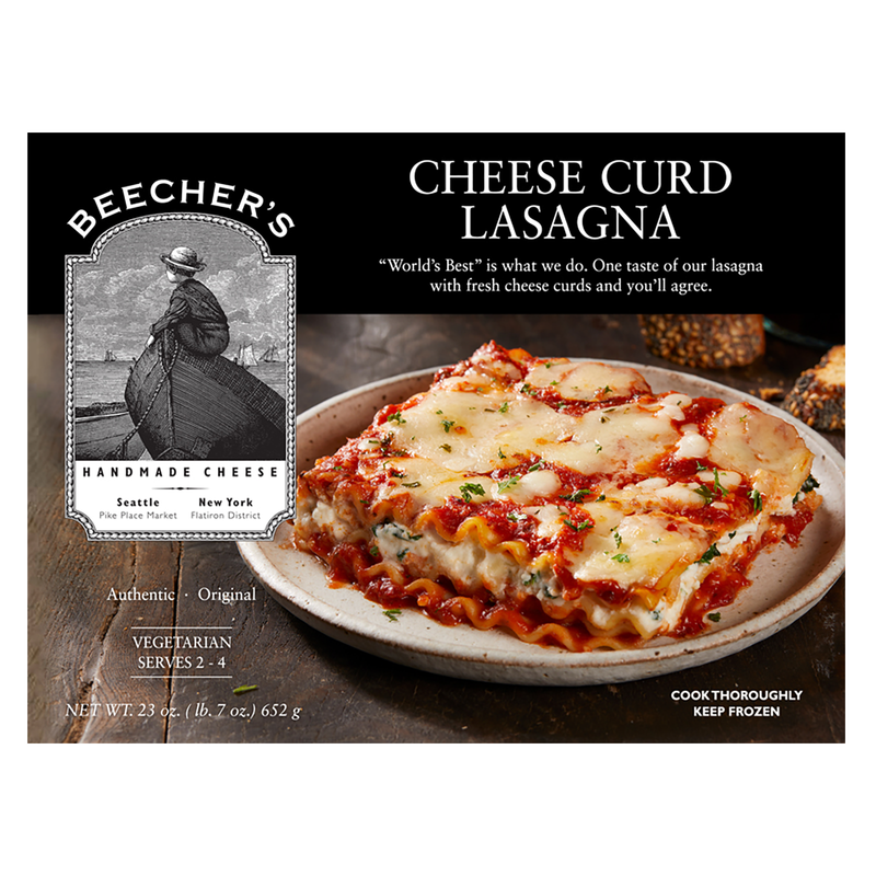Beecher's Handmade Cheese Curd Frozen Lasagna, 23oz