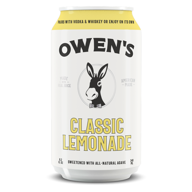 Owen's Classic Lemonade 240ml 4pk Can