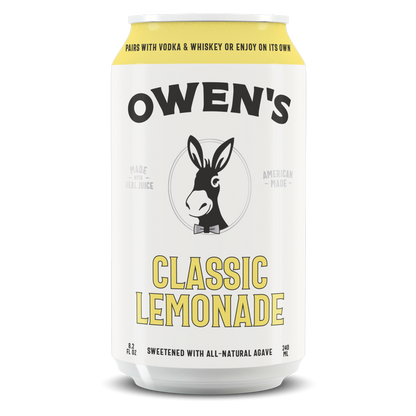 Owen's Classic Lemonade 240ml 4pk Can