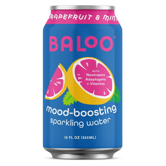 Baloo Grapefruit & Mint Sparkling Water 12oz Can