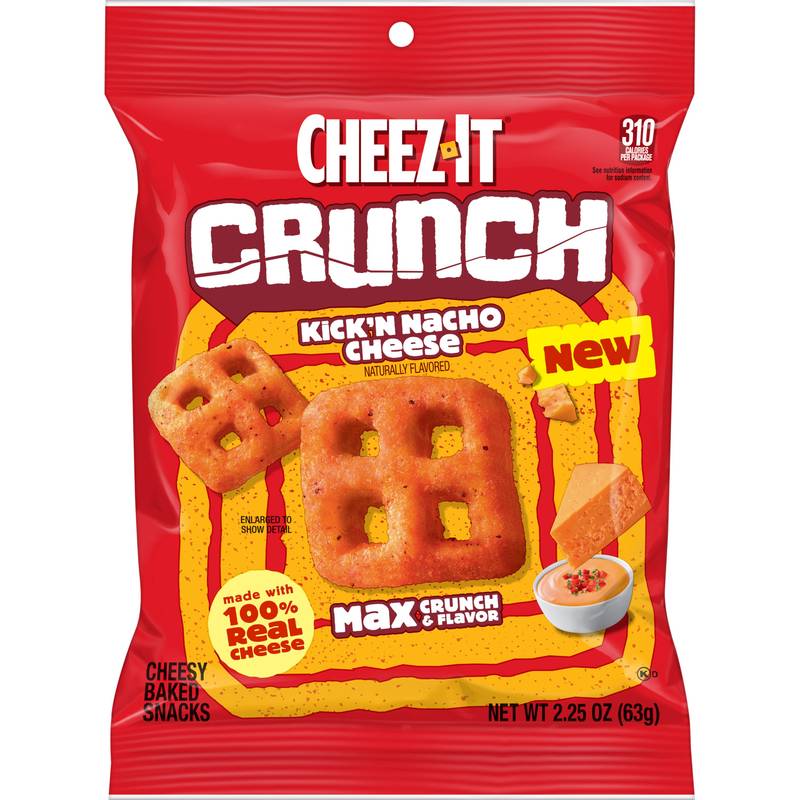 Cheez-it Crunch Kick'n Nacho Cheese, 2.25 oz