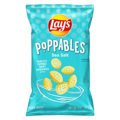 Lay's Poppables Sea Salt Potato Snacks 5oz