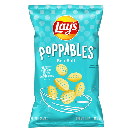 Lay's Poppables Sea Salt Potato Snacks 5oz