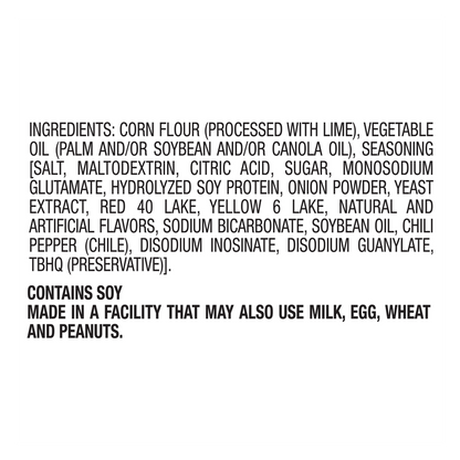 Takis Fuego Spicy Rolled Tortilla Chips Snack Size Bag 3.25 oz