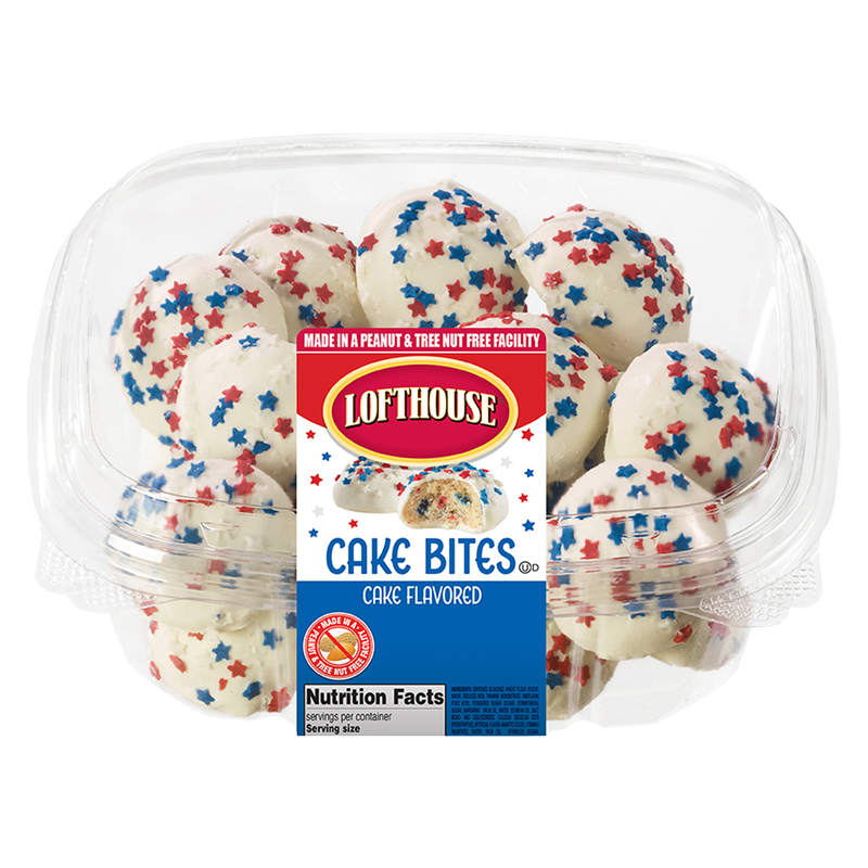 Lofthouse Patriotic Cake Bites 8oz