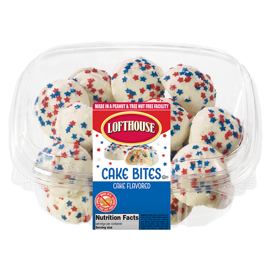 Lofthouse Patriotic Cake Bites 8oz