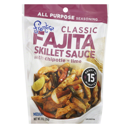 Frontera Classic Fajita Skillet Cooking Sauce 8oz
