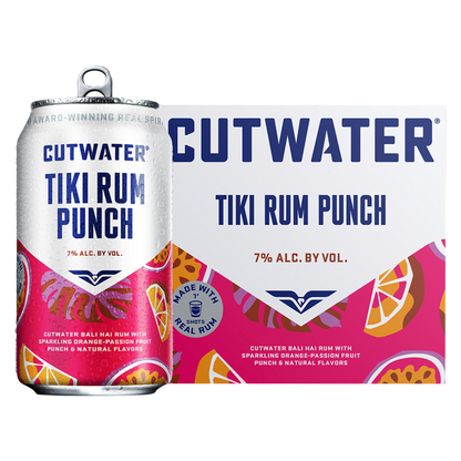 Cutwater Tiki Rum Punch 4pk 200ml