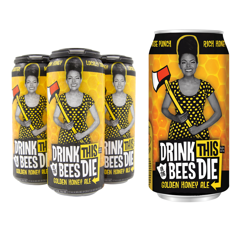 Duck Foot Drink This Or The Bees Die Honey Ale 4pk 16oz Can