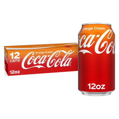 Coca-Cola Orange Cream 12pk 12oz Can