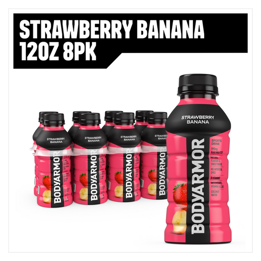 Bodyarmor Strawberry Banana 8pk 12oz Btl - XL