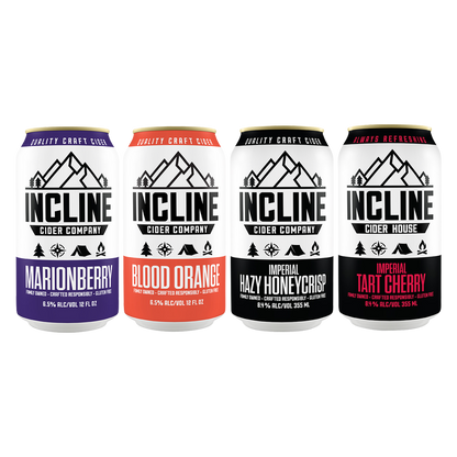 Incline Essentials Cider Variety 12pk 12oz Can 6.5% ABV