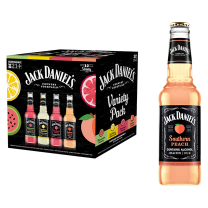 Jack Daniel's Country Cocktails Variety 12pk 10oz Bottle 4.8% ABV