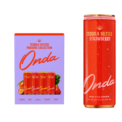 Onda Tequila Seltzer Paradise Collection Variety 8pk 12oz