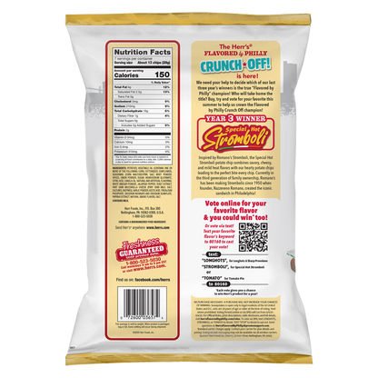 Herr's Stromboli Ripple Chips, 7 oz