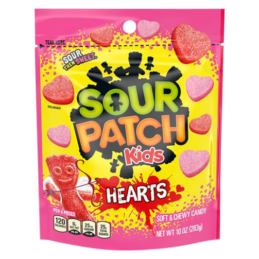 Sour Patch Kids Gummy Hearts 10oz
