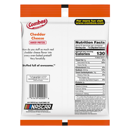 Combos Pretzel Cheddar Cheese 6.3oz