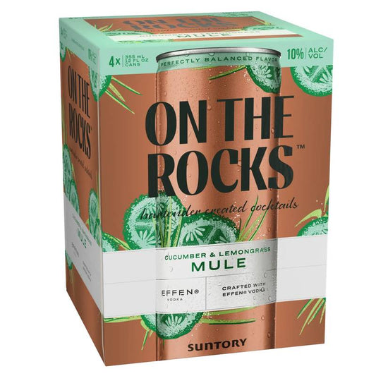 On The Rocks Cucumber & Lemongrass Mule 4pk 12oz Can