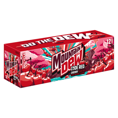 Mountain Dew Code Red 12pk 12oz Can