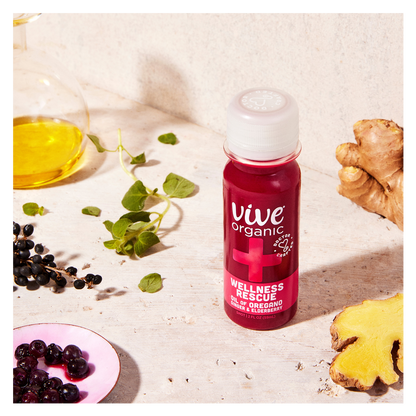Vive Organic Wellness Rescue Shot Oil of Oregano & Ginger 2oz Btl