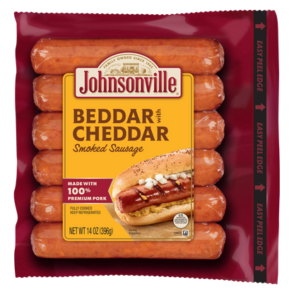 Johnsonville Beddar with Cheddar Smoked Sausages, 6ct