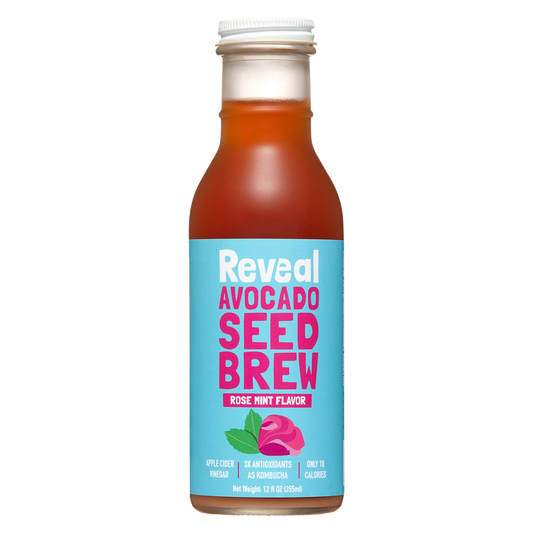 Reveal Avocado Seed Brew Rose Mint 12oz Btl