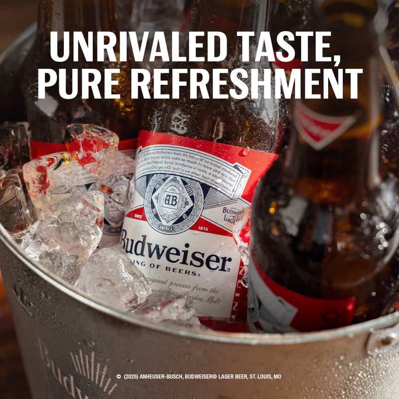 Budweiser Single 40oz Btl 5.0% ABV