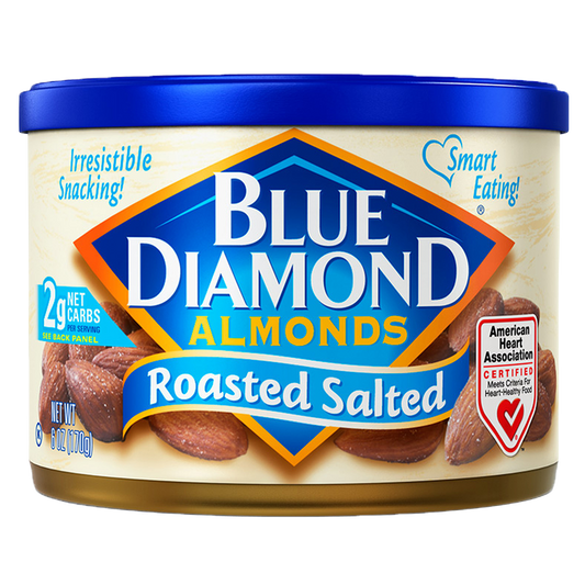 Blue Diamond Roasted Salted Almonds 6oz