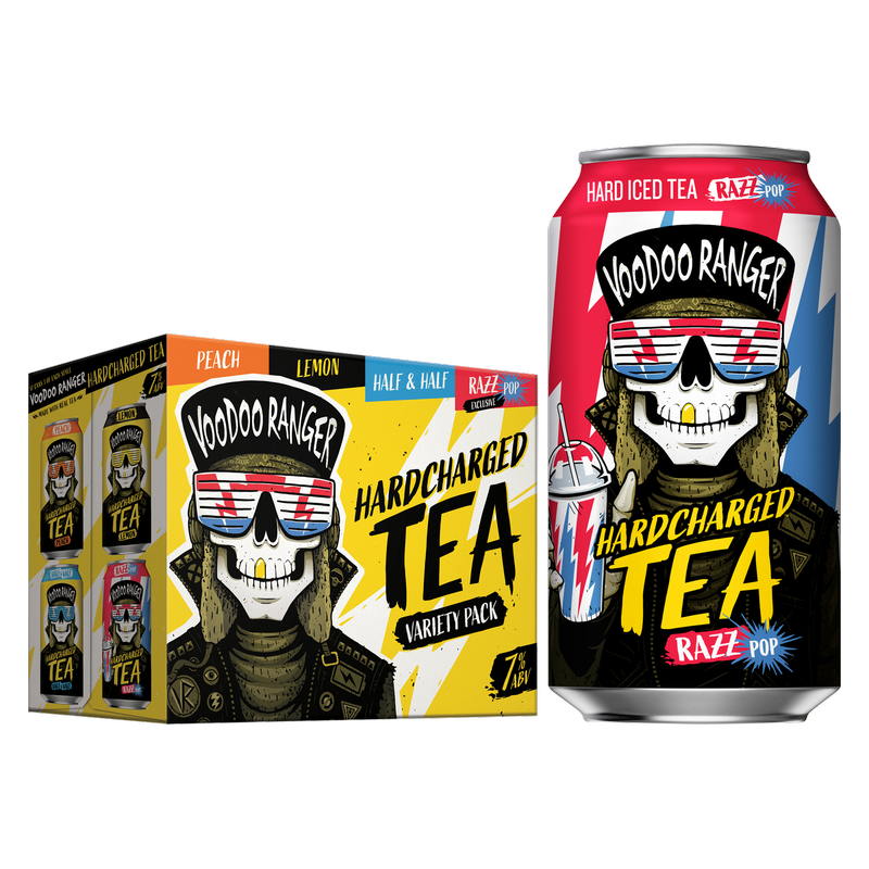 New Belgium Voodoo Ranger Hardcharged Tea Variety 12pk 12oz Can 7.0% ABV