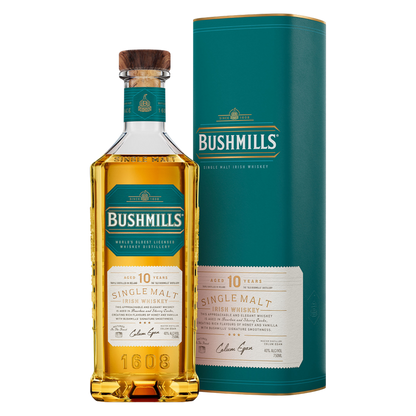 Bushmills 10 Year Irish Whiskey 750ml (80 Proof)